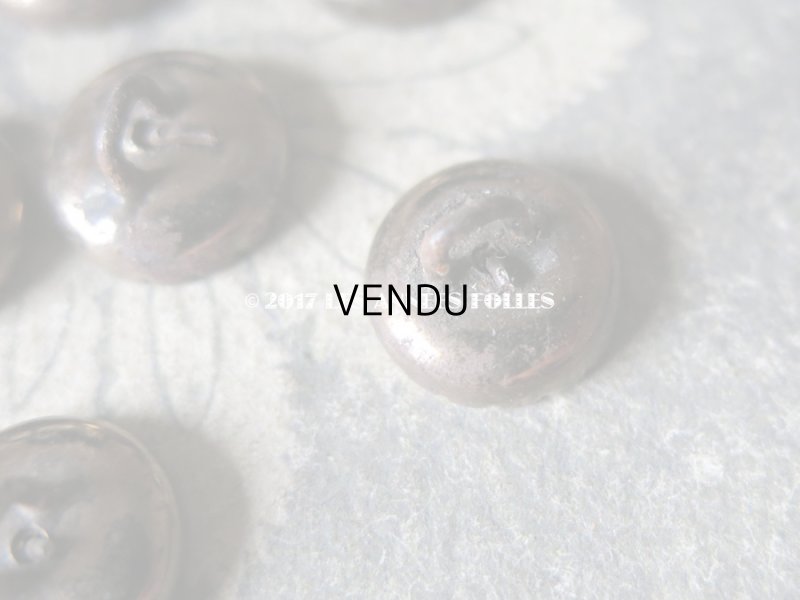 画像6: 19世紀末 アンティーク 花の立体ボタン 12mm 