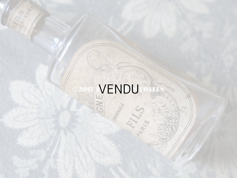 画像6: アンティーク 天使のパフュームボトル EAU DE COLOGNE- F.MOREAU & FILS PARIS -