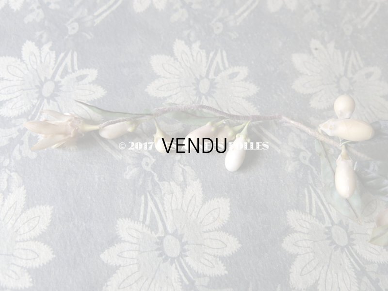 画像13: 1900年代 アンティーク ワックスフラワーのヘッドリース ウェディング 結婚式 ティアラ