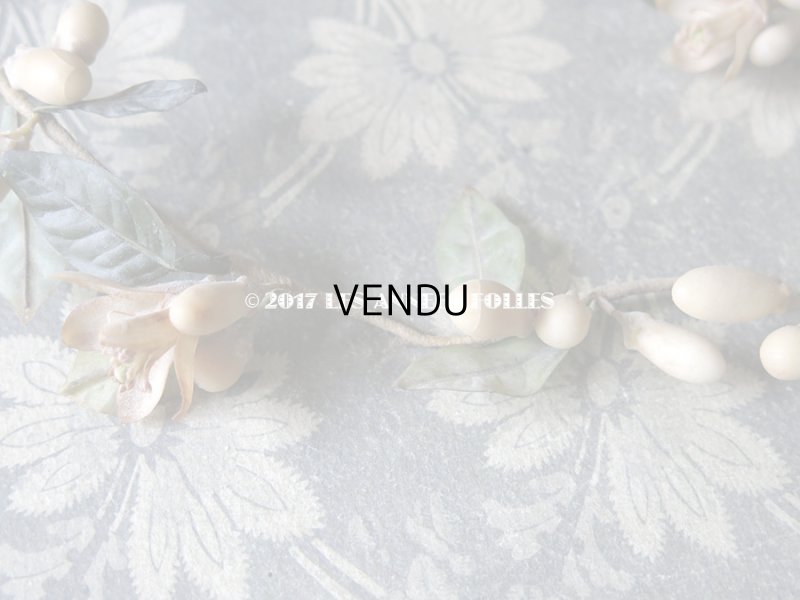 画像12: 1900年代 アンティーク ワックスフラワーのヘッドリース ウェディング 結婚式 ティアラ