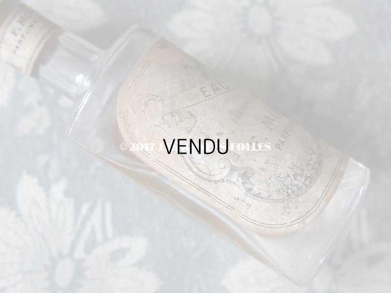 画像5: アンティーク 天使のパフュームボトル EAU DE COLOGNE- F.MOREAU & FILS PARIS -