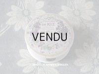 アンティーク パウダーボックス POUDRE DE RIZ ZELA - LESOURD PIVERT PARIS -