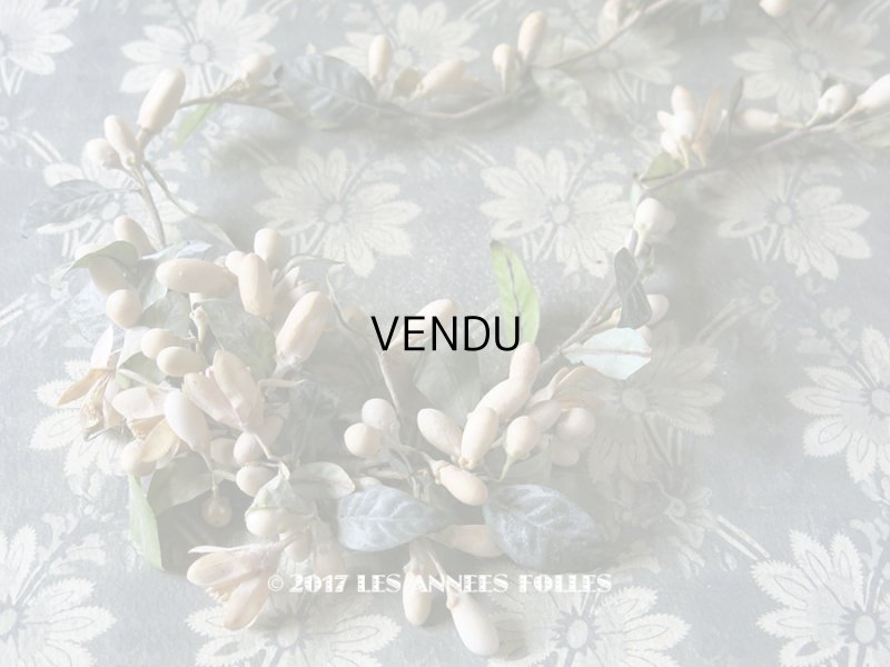 画像14: 1900年代 アンティーク ワックスフラワーのヘッドリース ウェディング 結婚式 ティアラ