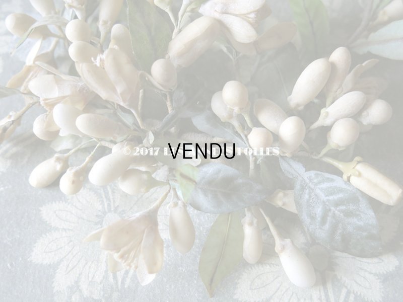 画像5: 1900年代 アンティーク ワックスフラワーのヘッドリース ウェディング 結婚式 ティアラ