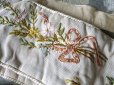 画像7: 1900年代 アンティーク シルク製 ファンのポシェット  リボン刺繍 花模様 リボンワーク