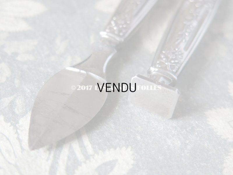 画像7: アンティーク シルバー製 レタリングセット 花＆リボン ペン軸 & シーリングスタンプ ＆レターオープナー & ペーパーナイフ & ペンシル