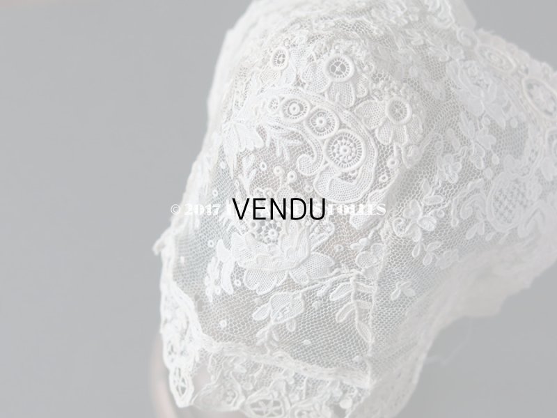 画像8: 19世紀末 アンティーク  ドール用 ポワンドローズのボネ ニードルレース 『ポワン・ド・ガーズ』『ポワン・ド・ローズ』