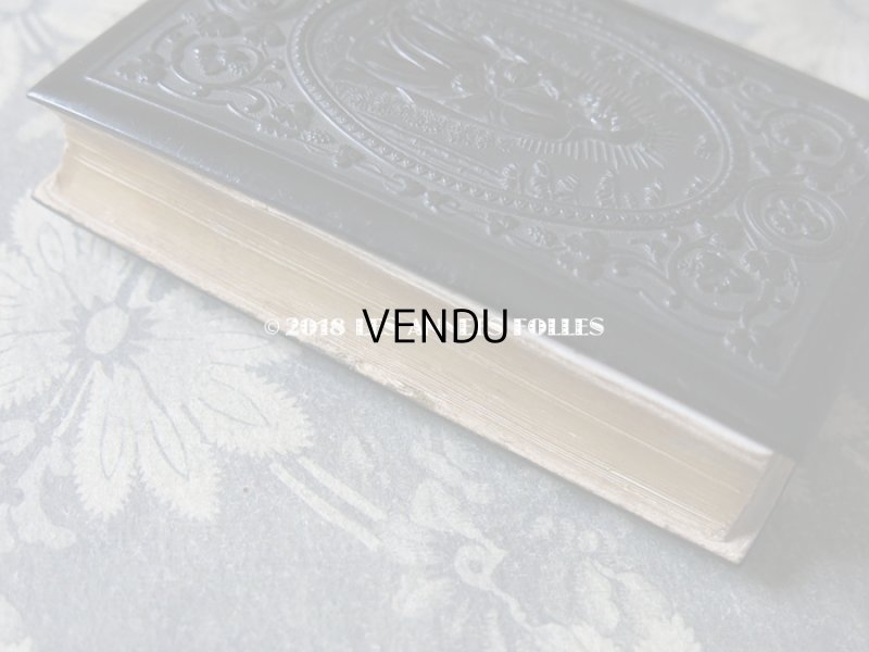 画像5: 1882年 アンティーク ミサ典書 セルロイド製 聖母マリア&キリスト 黒