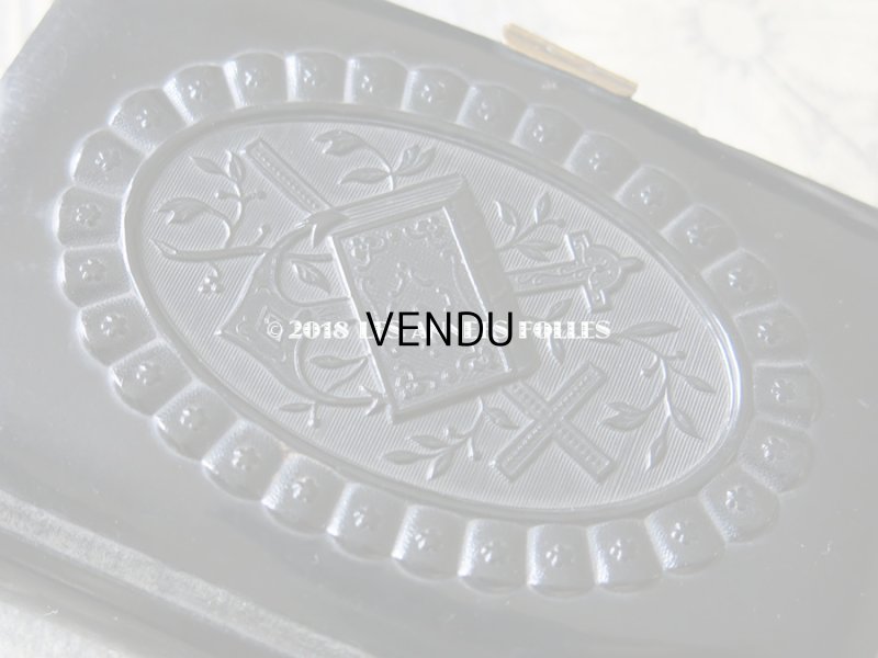 画像3: 1896年 アンティーク ミサ典書 セルロイド製 黒