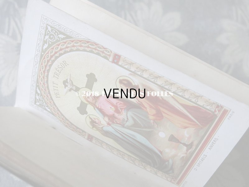 画像8: 1882年 アンティーク ミサ典書 セルロイド製 聖母マリア&キリスト 黒