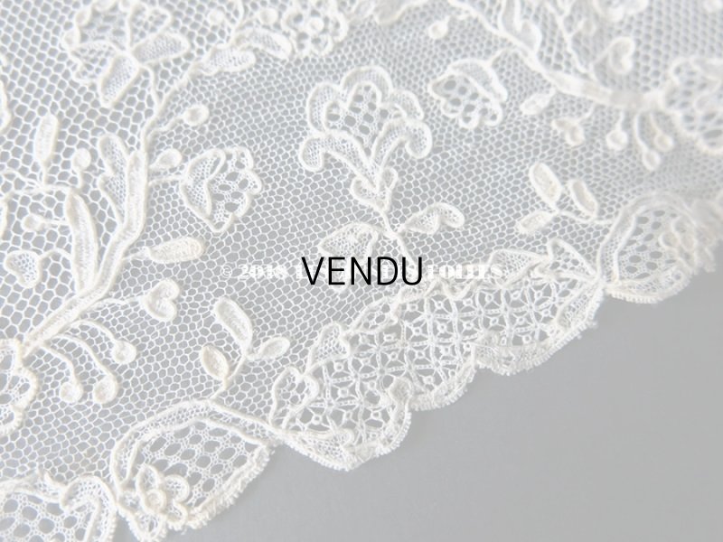 画像9: 19世紀 アンティーク ニードルレース アランソンレース  『ポワン・ダランソン（アランソン）』 1.5m