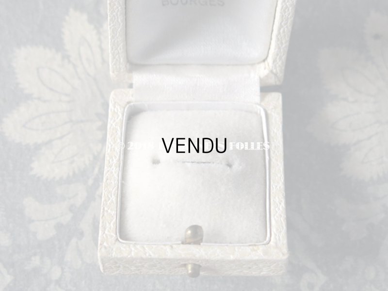 画像3: アンティーク ジュエリーボックス オフホワイト リングボックス