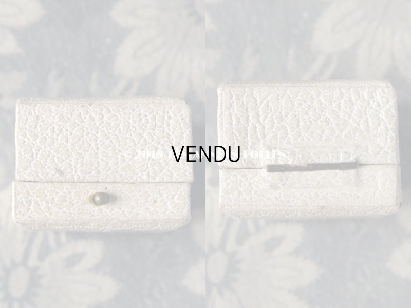 画像8: アンティーク ジュエリーボックス オフホワイト リングボックス