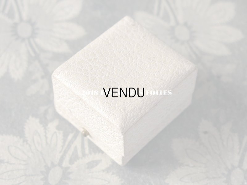 画像5: アンティーク ジュエリーボックス オフホワイト リングボックス