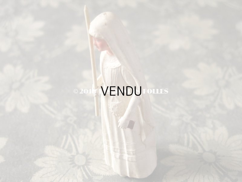 画像4: アンティーク セルロイド製 人形 コミュニオンの少女