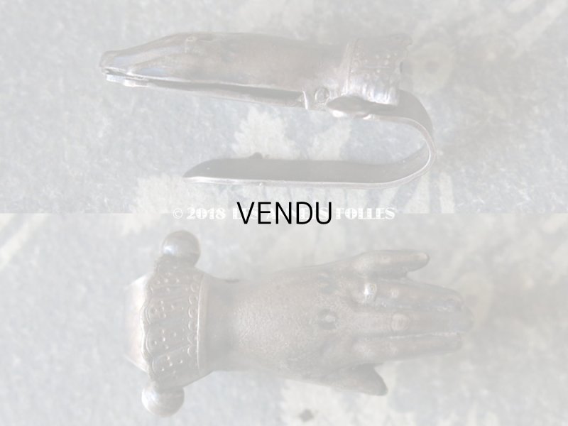 画像8:  アンティーク フック型 とても小さなペーパークリップ シャトレーヌ CHATELAINE