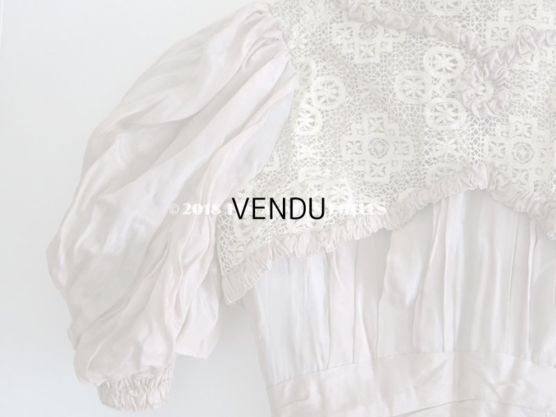 画像11: 1900年代 アンティーク コルサージュ シルク製 モーヴ