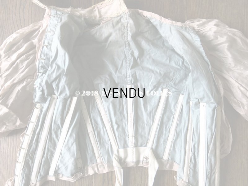 画像10: 1900年代 アンティーク コルサージュ シルク製 モーヴ