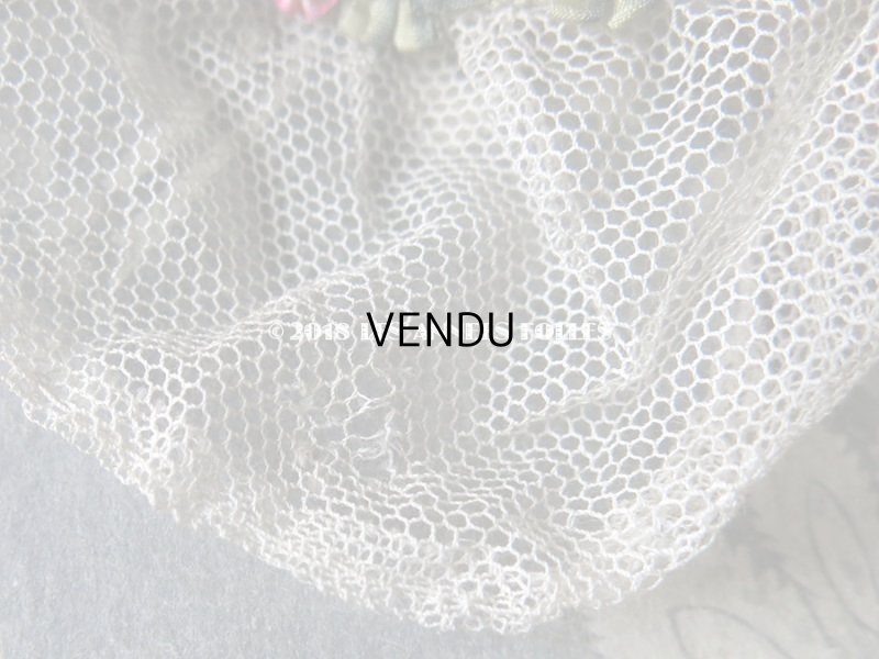 画像5: 19世紀末 アンティーク ロココトリム チュールリボン付 ロココリボン 37cm