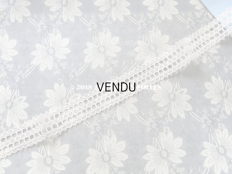 画像6: 19世紀末 アンティーク レース リボン通し　113cm