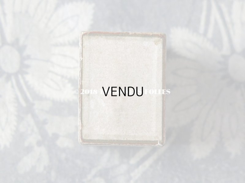 画像5: アンティーク とても小さなジュエリーボックス 花を持つ少女 リングボックス