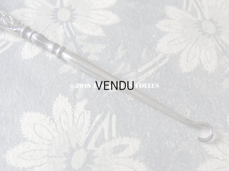 画像7: １900年代 アンティーク  シルバー製 ヤドリギのかぎ針 