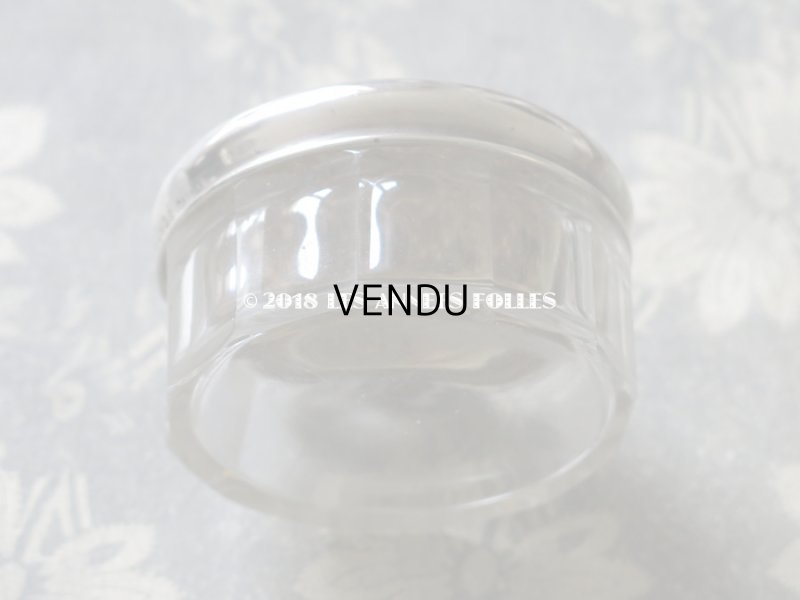 画像12: 1900年代　アンティーク シルバー製 パウダーケース 王冠 ＆ リボンのガーランド & モノグラム