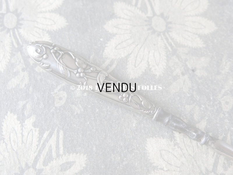 画像4: １900年代 アンティーク  シルバー製 ヤドリギのかぎ針 