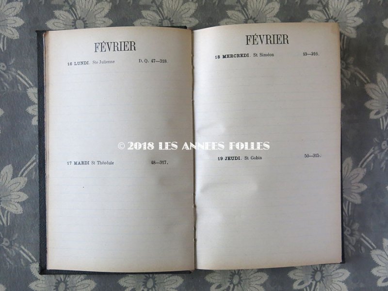 画像7: 1914年 アンティーク 未使用の手帳 スケジュール帳　AGENDA 1914