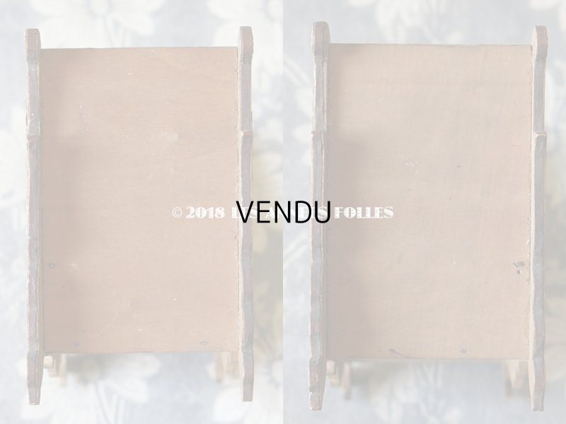 画像9: 19世紀末 アンティーク  ドールベッド 