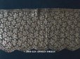 画像1: 1920年代 アンティーク 幅広 メタルレース  アールデコ 花模様 ゴールド 1.5m (1)