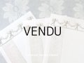 未使用 アンティーク メニュー MENU 天使＆花のガーランド 3枚セット