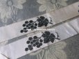画像6: アンティーク ジャガード織 シルク製 葡萄柄のリボン 3.5m