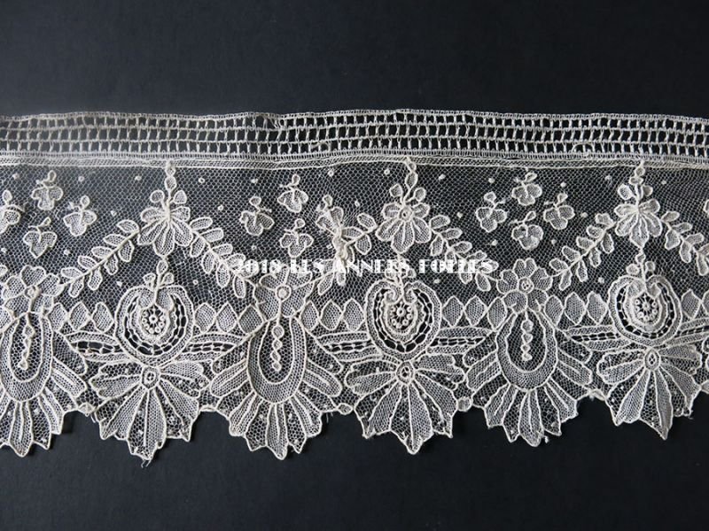 画像5: 19世紀末 アンティーク ニードルレース ポワンドガーズ 【 ポワン・ド・ガーズ 】 95cm