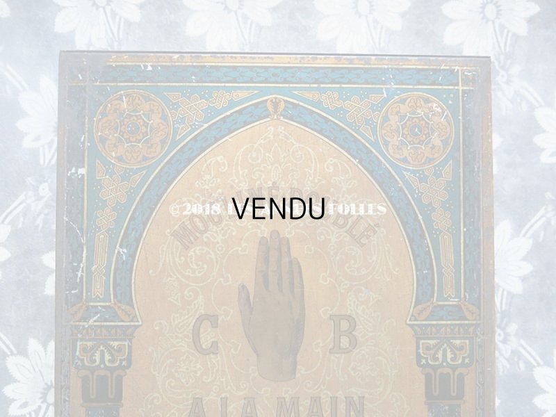 画像4: 19世紀末 アンティーク 糸巻きの大きなメタルケース スレッド缶 MOULINE DOUBLE A LA MAIN - CARTIER-BRESSON A PARIS -