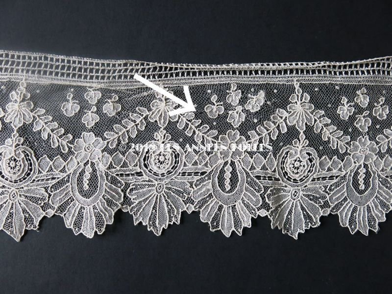 画像6: 19世紀末 アンティーク ニードルレース ポワンドガーズ 【 ポワン・ド・ガーズ 】 95cm