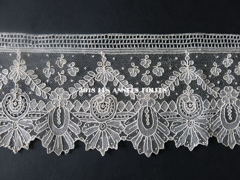 画像8: 19世紀末 アンティーク ニードルレース ポワンドガーズ 【 ポワン・ド・ガーズ 】 95cm