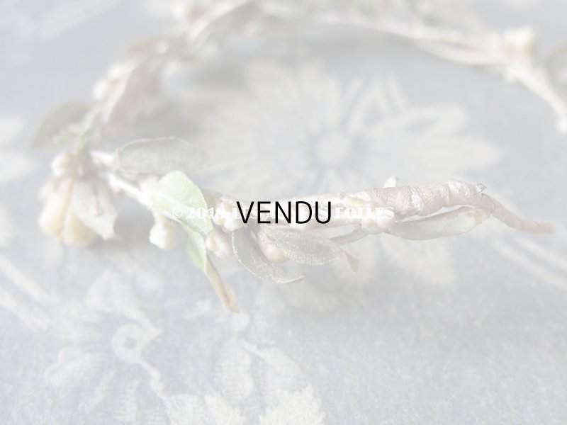 画像9: アンティーク ドール用 ワックスフラワーの小さなヘッドリース