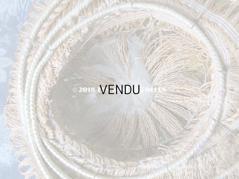 画像12: 18世紀末 アンティークハット 小さな女の子のストローハット