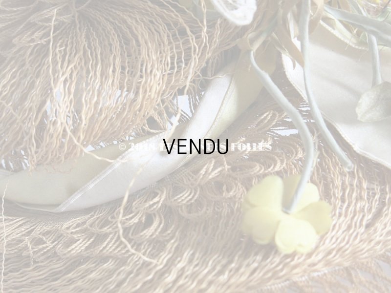 画像9: 18世紀末 アンティークハット 小さな女の子のストローハット