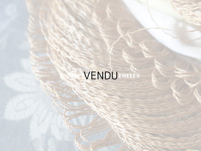 画像13: 18世紀末 アンティークハット 小さな女の子のストローハット