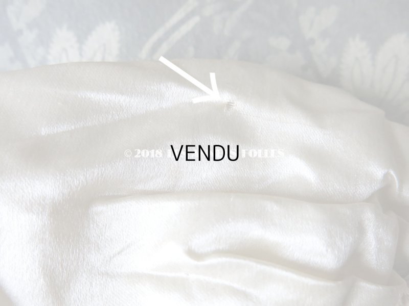 画像9: 1920年代 アンティーク ボネ ベビーピンクのフリルリボン & ロココトリム ナイトキャップ