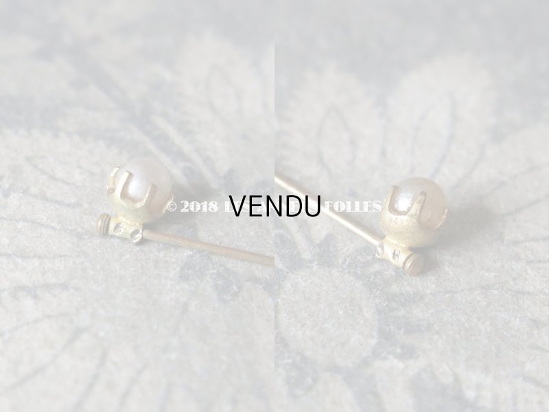 画像7: 1900年代 アンティーク エパングルパール付き ゴールド  EPINGLES FANRAISIE PAGES