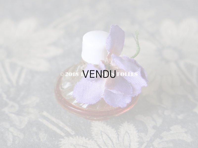 画像2: アンティーク とても小さな 菫のパフュームボックス＆ボトル ESSENCE VIOLETTE DE TOULOUSE - BERDOUES FRANCE -
