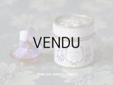 アンティーク とても小さな 菫のパフュームボックス＆ボトル ESSENCE VIOLETTE DE TOULOUSE - BERDOUES FRANCE -
