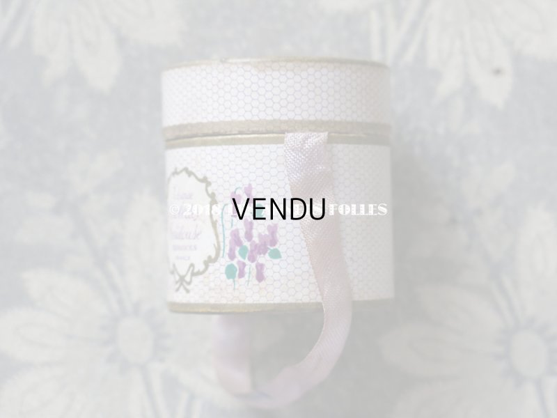 画像12: アンティーク とても小さな 菫のパフュームボックス&ボトル ESSENCE VIOLETTE DE TOULOUSE - BERDOUES FRANCE -