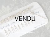 1900年代 アンティーク エパングルパール付き ゴールド  EPINGLES FANRAISIE PAGES