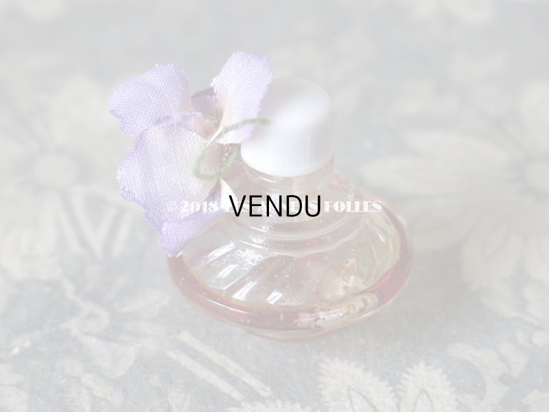 画像3: アンティーク とても小さな 菫のパフュームボックス&ボトル ESSENCE VIOLETTE DE TOULOUSE - BERDOUES FRANCE -