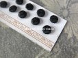 画像4: アンティーク ドール用 シルク製 くるみボタン 極小 8mm 10ピースのセット 黒 (4)