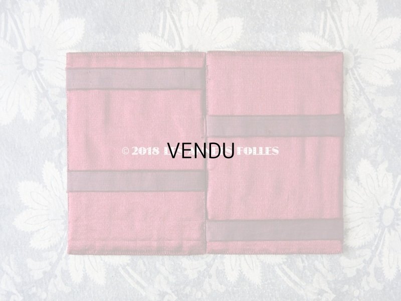 画像8: 1888年 アンティーク  ニードルケース  ピンクの薔薇 両開き